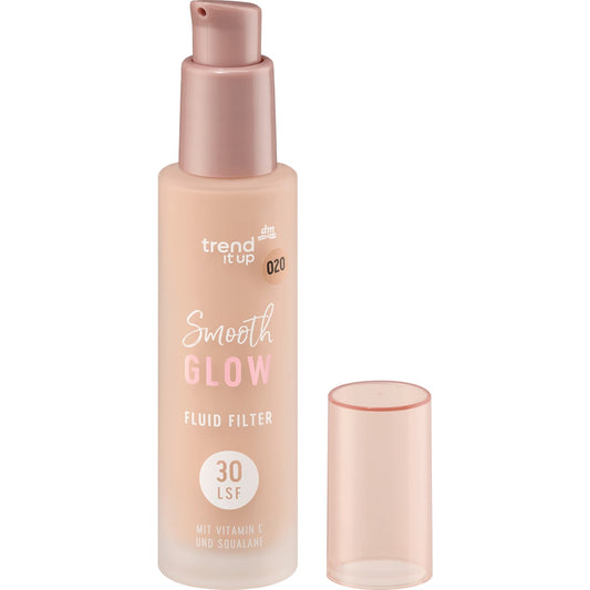 trend !t up Foundation Smooth Glow Fluid Filter SPF 30, 020 Warm Beige, 30 ml