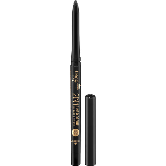 trend !t up Gel Kajal & Eyeliner 2in1 Line & Define Waterproof 010, 1 St