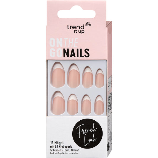 trend !t up Kunstnagels On the Go Nails French Look, 12 St
