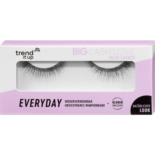 trend !t up Kunstwimpers Big Lash Love False Everyday (1 Paar), 1 St