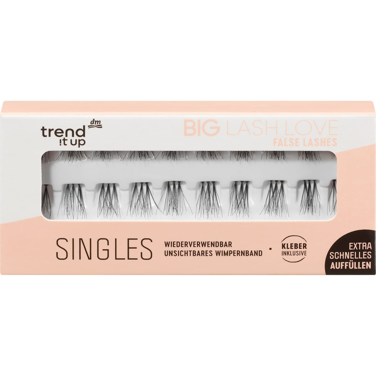 trend !t up Kunstwimpers Big Lash Love Singles, 1 St