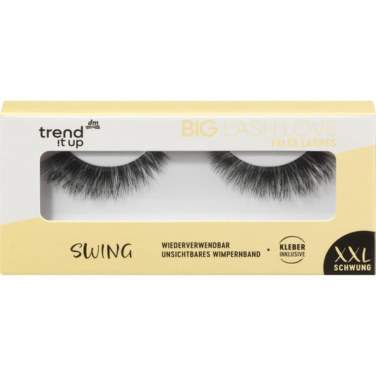 trend !t up Kunstwimpers Big Lash Love Swing (1 Paar), 2 St