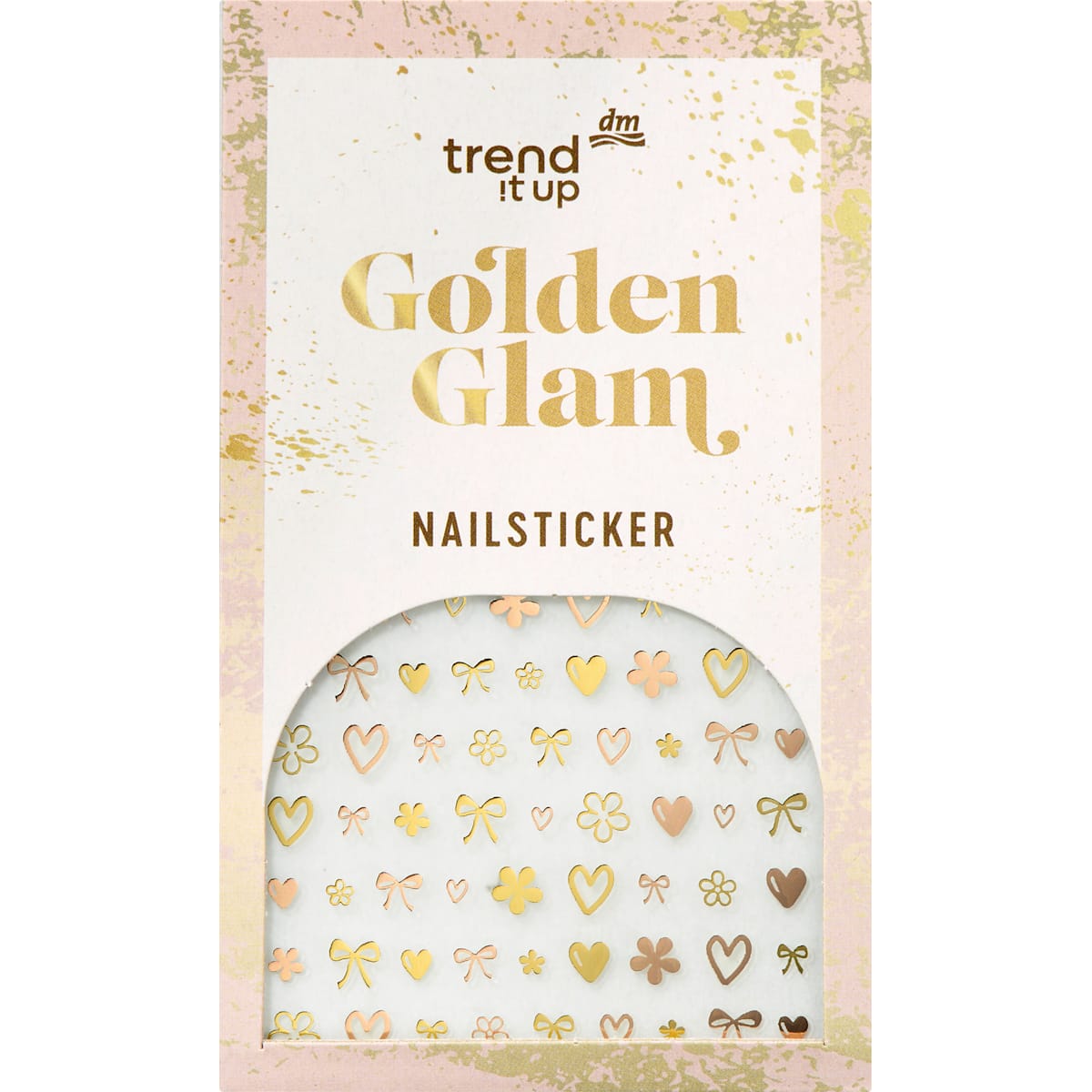 trend !t up Nagelstickers Golden Glam, 72 St