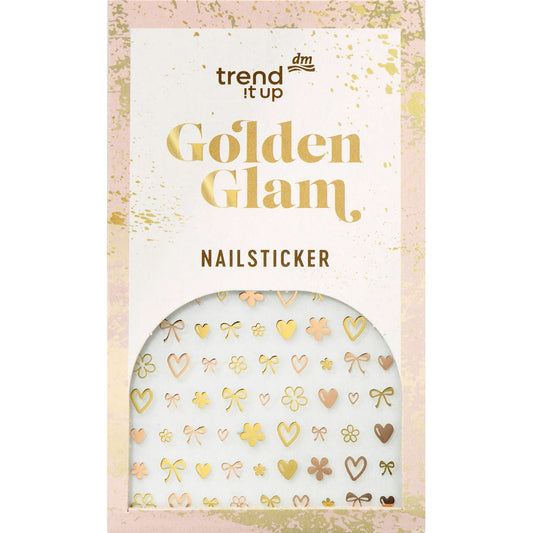 trend !t up Nagelstickers Golden Glam, 72 St