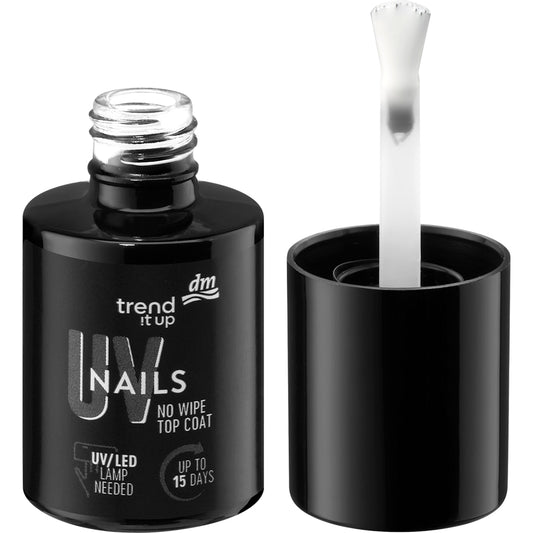 trend !t up UV Nagellak Top Coat No Wipe, 9 ml
