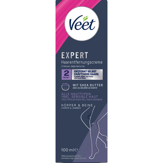 Veet Ontharingscrème Lichaam & Benen, 100 ml