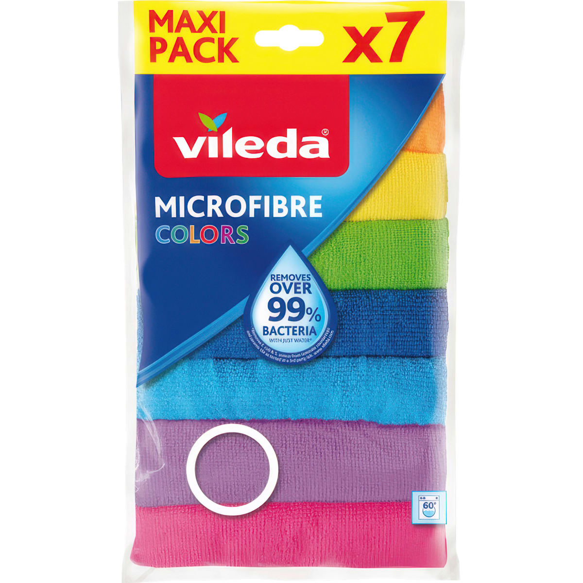 Vileda Allzwecktücher Mikrofaser Colors Multipack, 7 St
