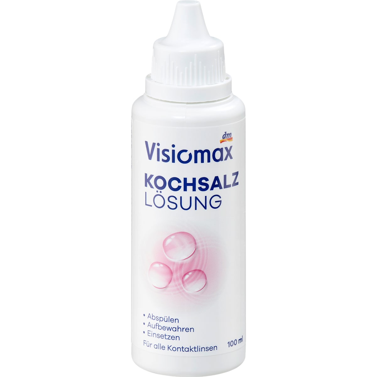 Visiomax Kontaktlinsen-Pflegemittel Kochsalzlösung, Reisformaat, 100 ml
