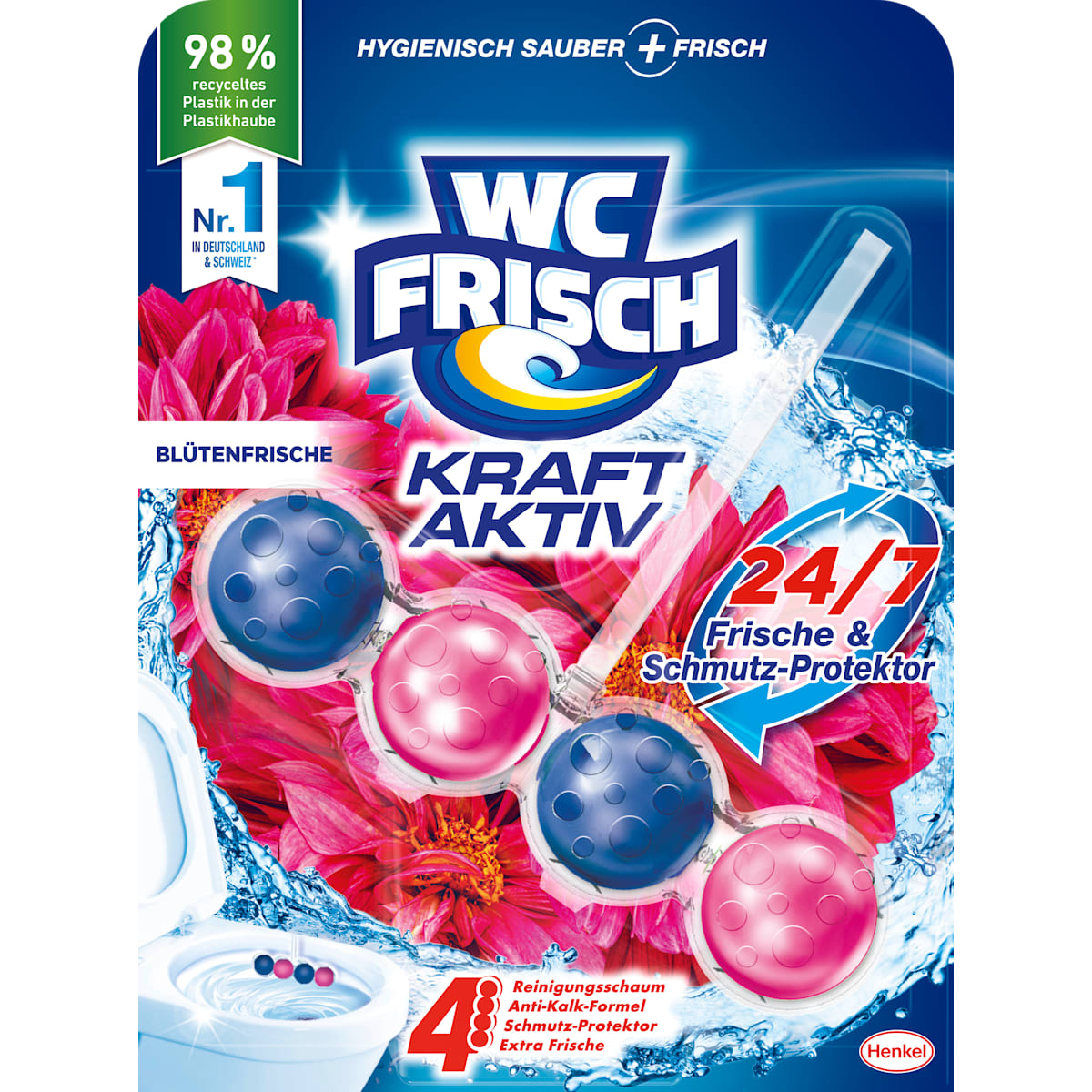 WC-Fris WC-Steen Kracht Aktiv Bloesemfris, 1 St