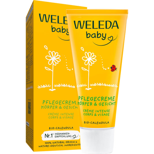 WELEDA baby Baby Verzorgingscrème Lichaam & Gesicht Calendula, 75 ml