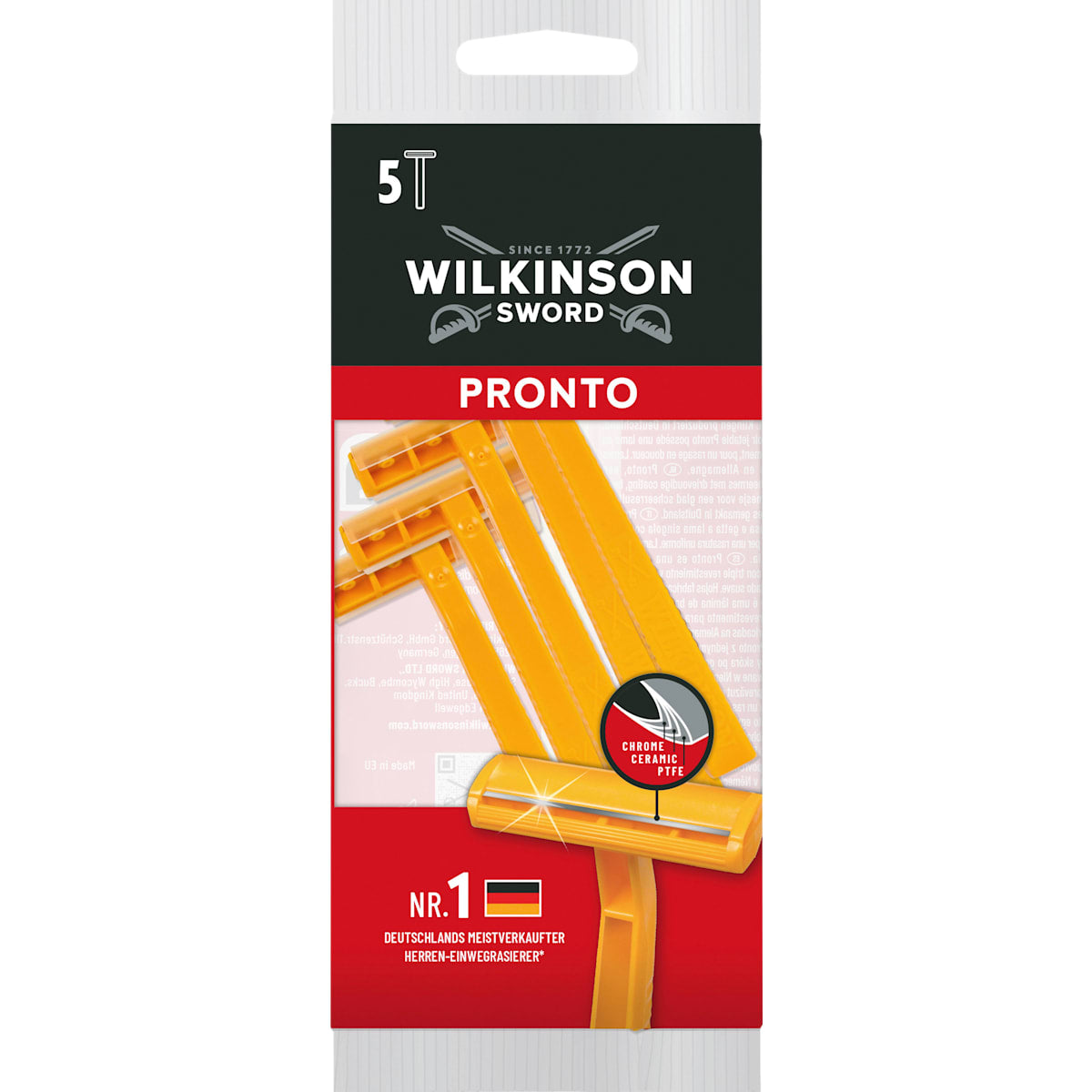 WILKINSON SWORD Wegwerpscheermes, Pronto, 5 St