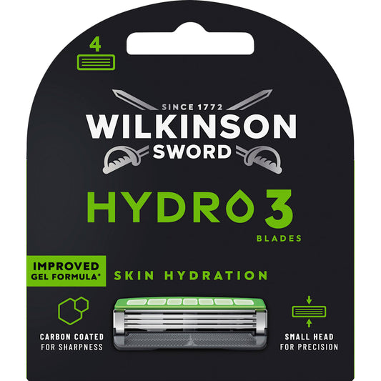 WILKINSON SWORD Scheermesjes, Hydro 3, 4 St