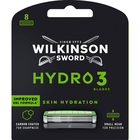 WILKINSON SWORD Scheermesjes, Hydro 3, 8 St